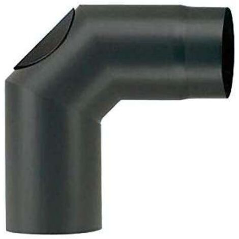 Ala Gomito Acciaio 90 14 Nero Ispezionabile 2Mm