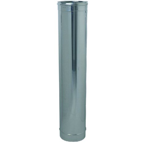 Ala tubo per stufe in acciaio inox 100 cm 1 mt   30 cm 300 mm canna fumaria