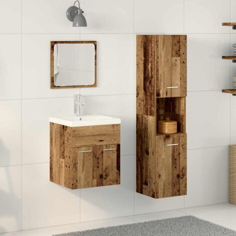 Alacena Blanco 60 x 33 x 100 cm madera maciza de mango