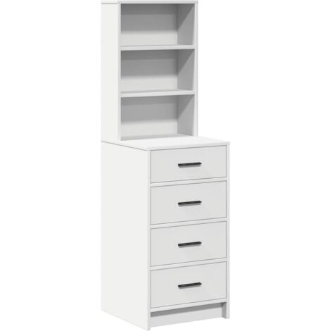 Alacena con cajón 40 x 41 x 135 cm Madera contrachapada vidaXL