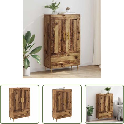 Alacena de madera -  Alacena Madera Vieja 69,5 x 31 x 115 cm Madera contrachapada