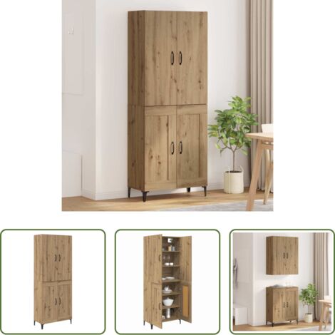 Alacena de roble -  Alacena Roble artesanal 69,5 x 34 x 180 cm Madera contrachapada