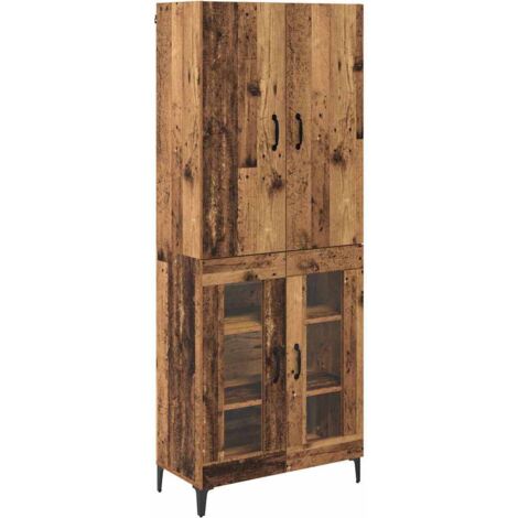 Alacena Madera Vieja 69,5 x 34 x 180 cm Madera contrachapada vidaXL