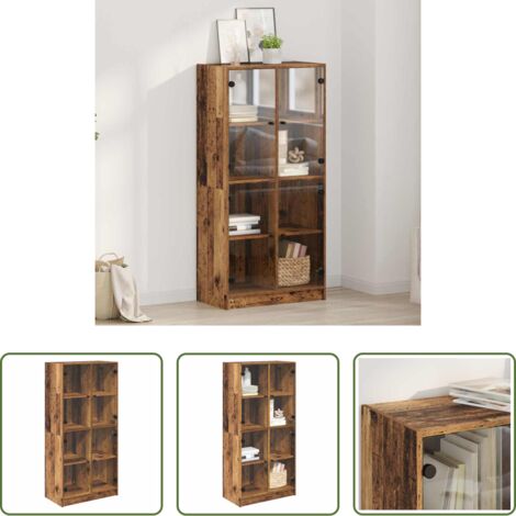 Alacena moderna -  Alacena Madera Vieja 68 x 37 x 142 cm Madera contrachapada