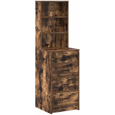Alacena Roble ahumado 40 x 41 x 135 cm Madera contrachapada