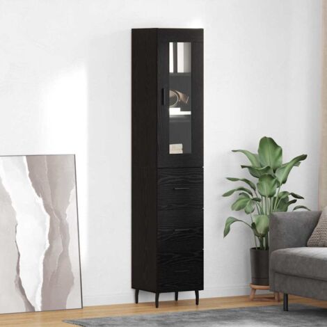 Alacena Roble artesanal 34,5 x 34 x 180 cm Madera contrachapada vidaXL