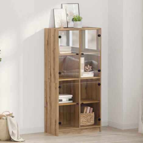 Alacena Roble artesanal 68 x 37 x 142 cm Madera contrachapada