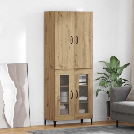Alacena Roble artesanal 69,5 x 34 x 180 cm Madera contrachapada