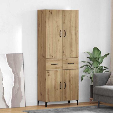 Alacena Roble artesanal 69,5 x 34 x 180 cm Madera contrachapada