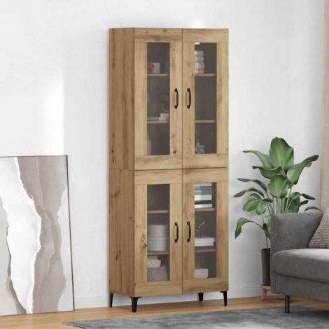Alacena Roble artesanal 69,5 x 34 x 180 cm Madera contrachapada
