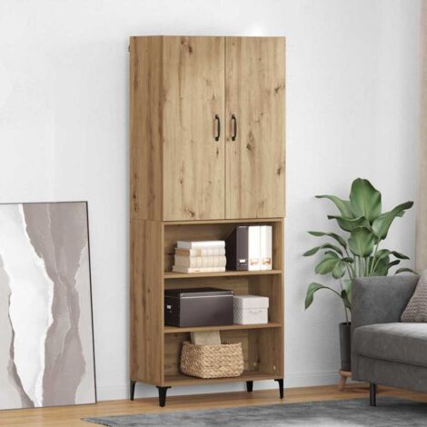 Alacena Roble artesanal 69,5 x 34 x 180 cm Madera contrachapada