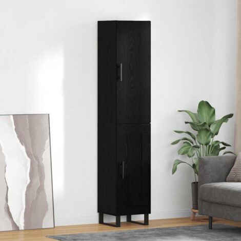 Alacena Roble Negro 34,5 x 34 x 180 cm Madera contrachapada