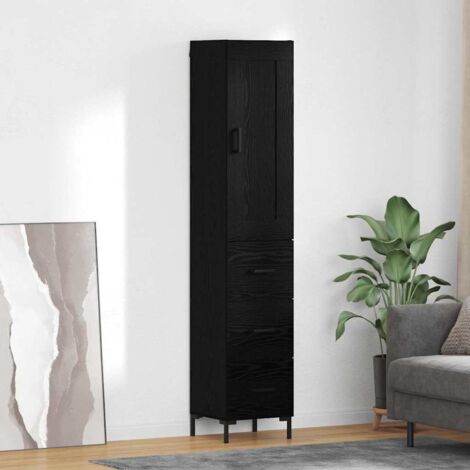 Alacena Roble Negro 34,5 x 34 x 180 cm Madera contrachapada