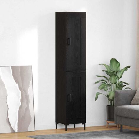 Alacena Roble Negro 34,5 x 34 x 180 cm Madera contrachapada
