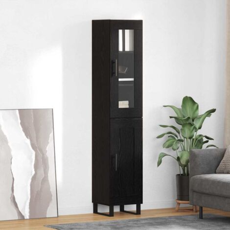 Alacena Roble Negro 34,5 x 34 x 180 cm Madera contrachapada