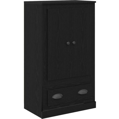 Alacena Roble Negro 60 x 35,5 x 103,5 cm Madera contrachapada vidaXL