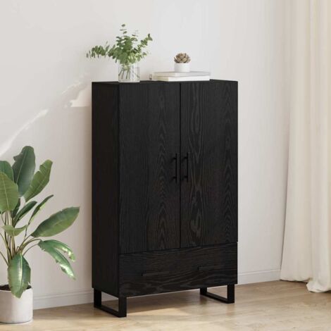 Alacena Roble Negro 69,5 x 30 x 115 cm Madera contrachapada