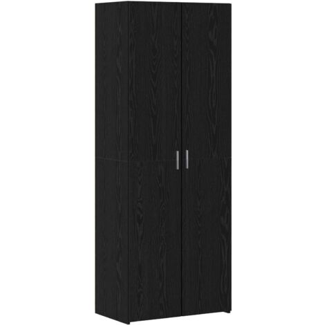 Alacena Roble negro 70 x 42.5 x 185 cm Madera contrachapada