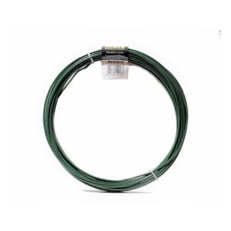 Alambre Acero Plastico Verde Nivel 10 Mt