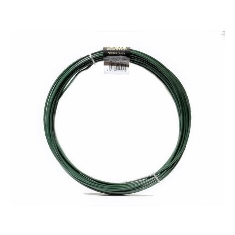 Alambre Acero Plastico Verde Nivel 20 Mt