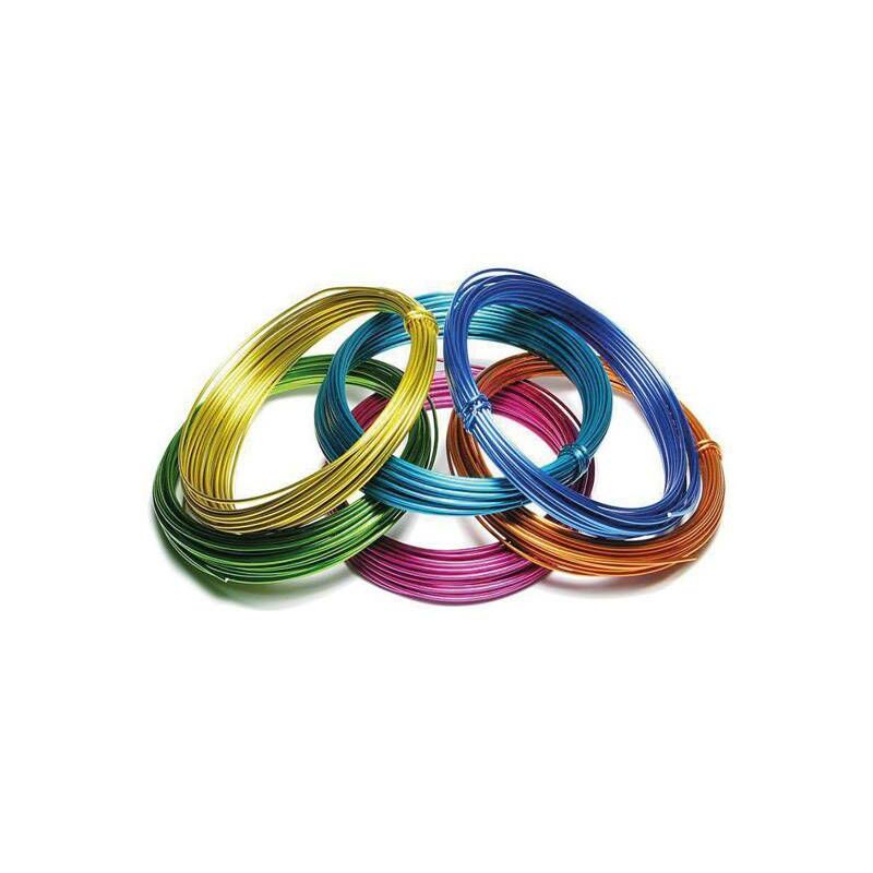 

Alambre Aluminio Rollo Verde 1,5 Mm X 5 M