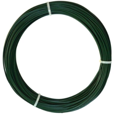 Alambre de Acero Nort Plastwire Nortene 2,4mm. x  25m Verde