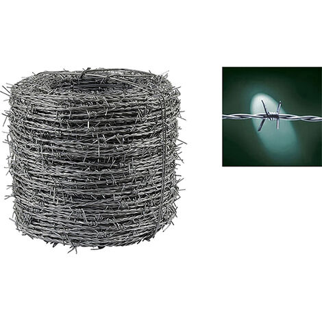 Alambre de espino - Ø 1,7 mm - 10 cm - 250 m
