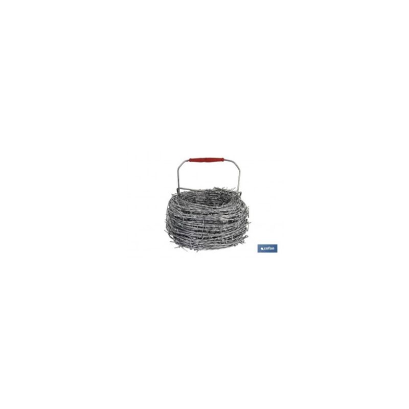 

Alambre de espino galvanizado 17mm x 50m