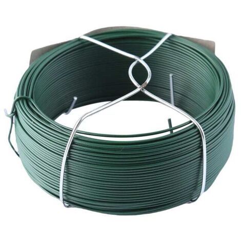 Alambre de jardinería alfa n-6 plastificado 50 m resistente