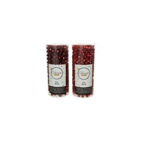 Alambre de mini cristales en plastico para adornos navideños Varios colores 9 metros ud 1