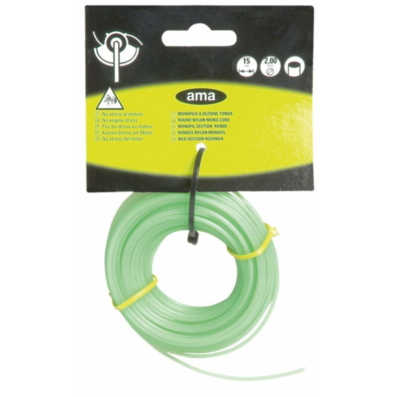 

Alambre de nylon Evergreen de sección redonda ø 1,65 mm 15 mt