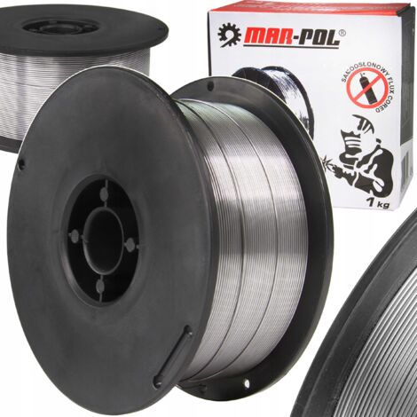 ALAMBRE DE SOLDADURA AUTOPROTEGIDO 0,8 mm 1 kg NÚCLEO FUNDENTE 1 kg MAR-POL