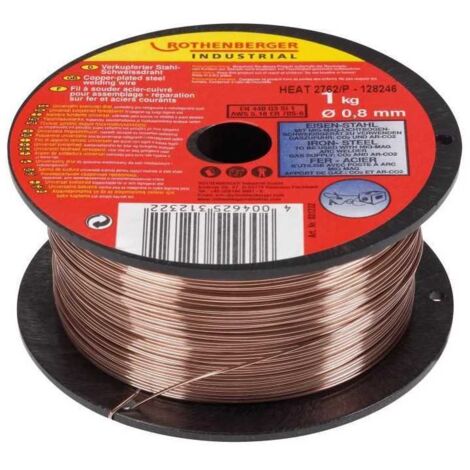 ALAMBRE DE SOLDAR ACERO-CUERVO ROTHENBERGER 0,8mm 1kg