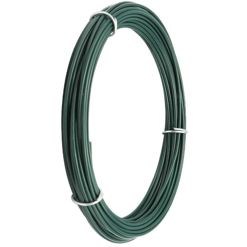 

MIBRICOTIENDA alambre forrado verde 10 mtx3 mm el rollo