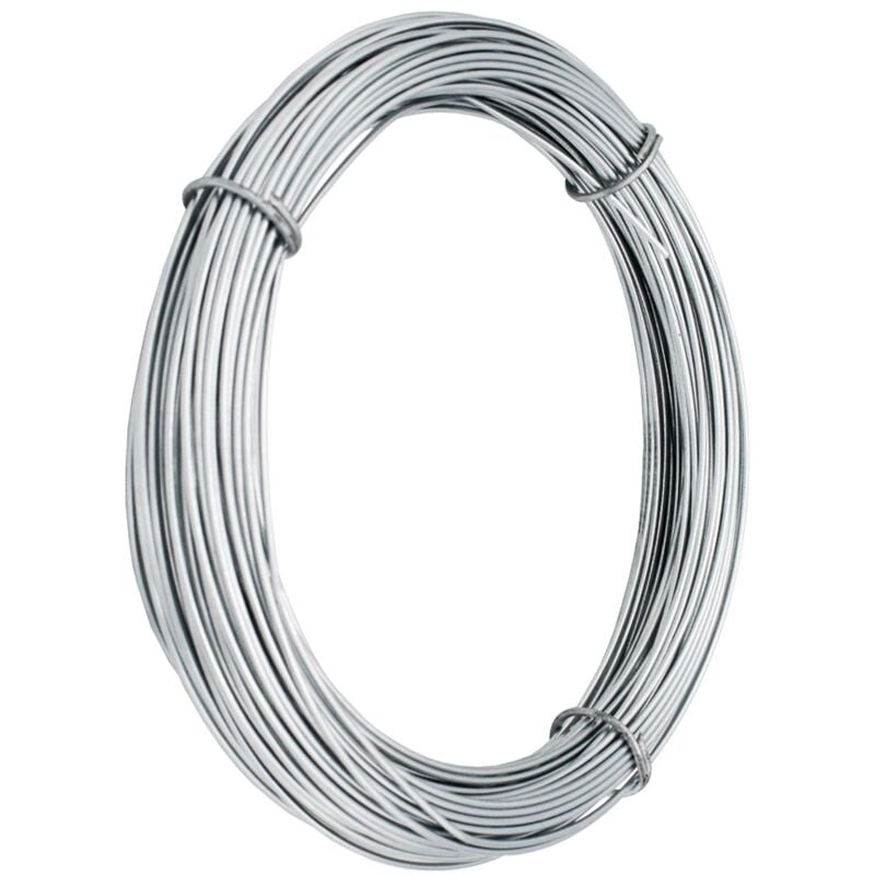 

Rollo 20m alambre galvanizado n.12 1/2kg. 20mt
