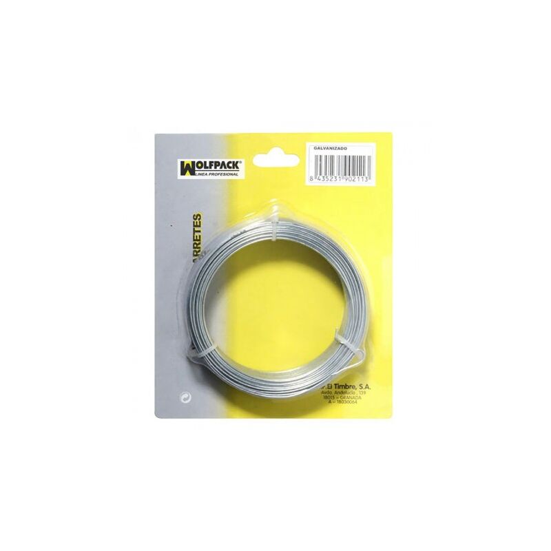 

Alambre galvanizado 1,50mm / 10 (rollo 50 metros)