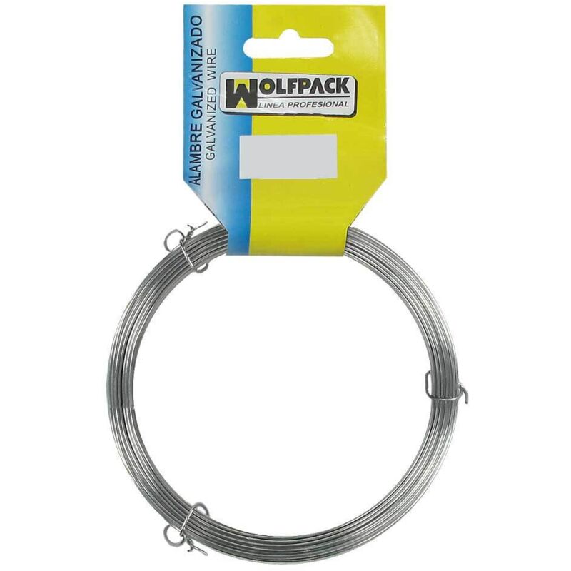 

Alambre galvanizado (rollo 1000 gramos) nº 6/1,1 mm.