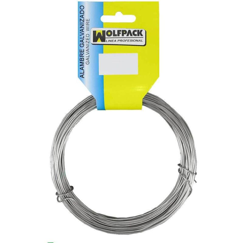 

Alambre galvanizado (rollo 250 gramos) nº 5/1,0 mm.