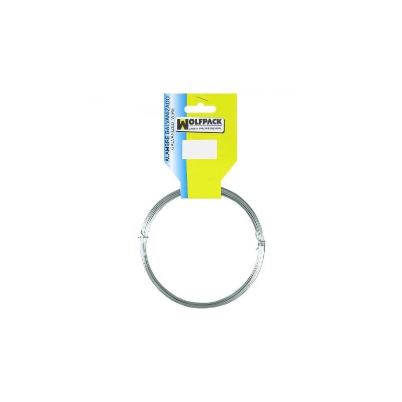 

Alambre galvanizado (rollo 50 gramos) nº 1/0,6 mm.