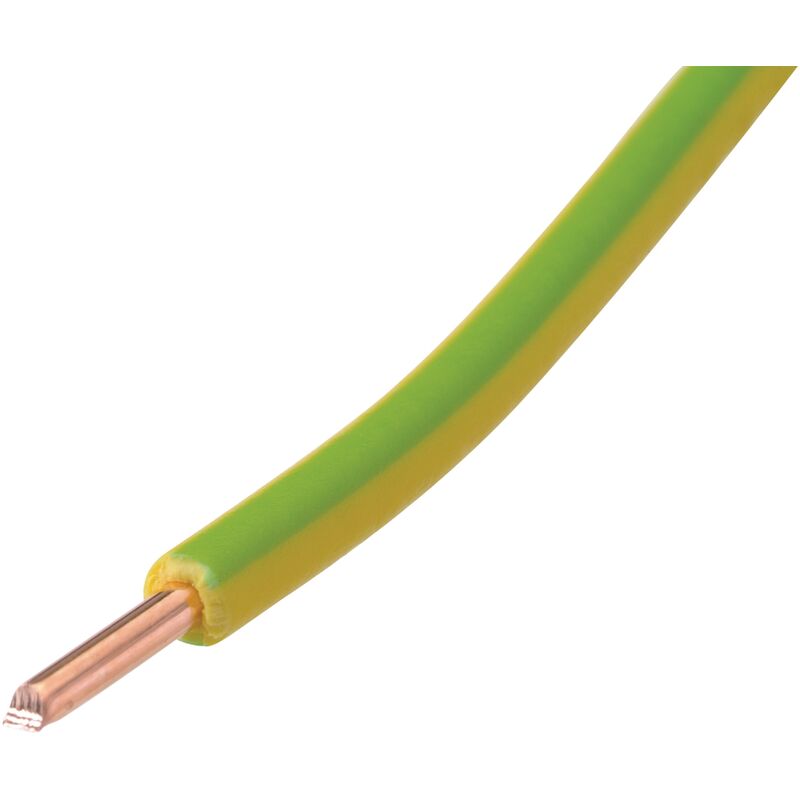 

Cable de instalación VOB 1,5 mm² - Verde / amarillo - 20 m - Jaune-vert - Sencys