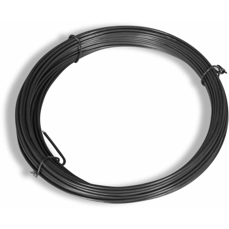 

Alambre para atar vallas 25 m 1,4/2 mm acero gris