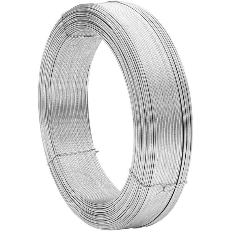 

vidaXL Alambre para atar vallas acero 250 m 1,4 mm - Plateado