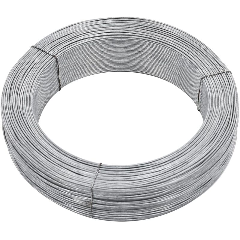 

Alambre para atar vallas acero 250 m 2,5 mm - Plateado