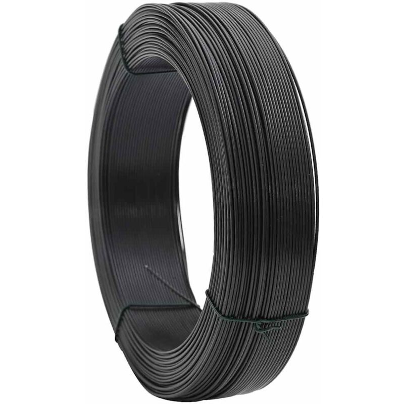

vidaXL Alambre para atar vallas acero gris antracita 250 m 1,4/2 mm - Antracita