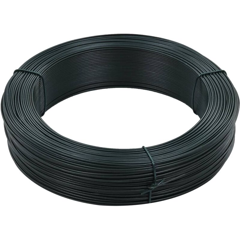 

Alambre para atar vallas acero verde ennegrecido 250 m 1,4/2 mm - Verde