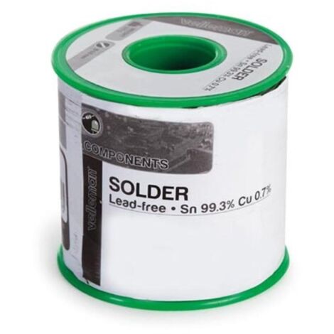 Alambre para soldar SIN PLOMO Sn99,3% - Cu0,7% 0,8mm 500g
