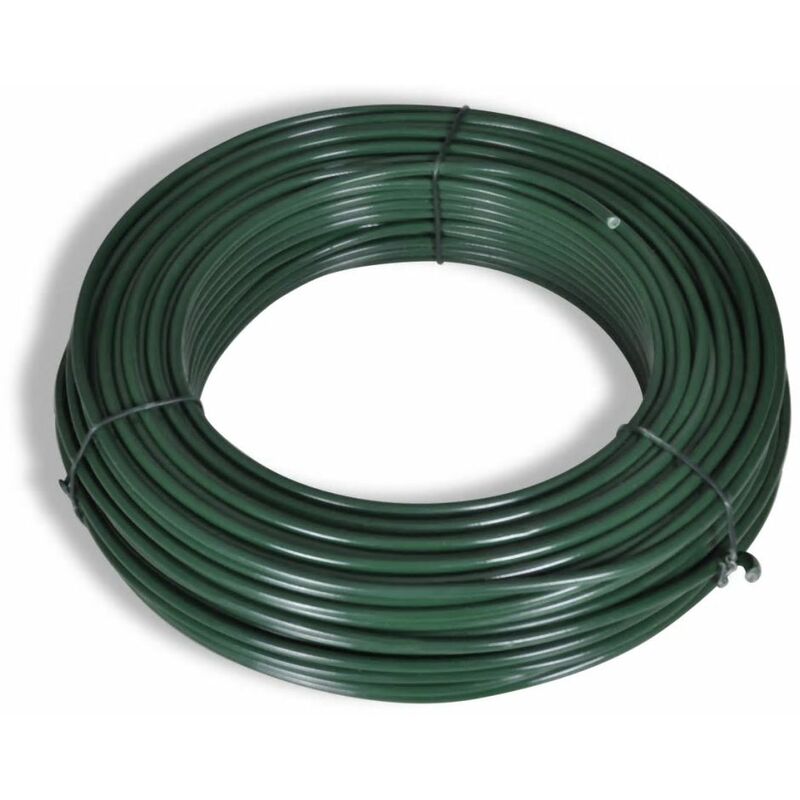 

Alambre para vallas 80 m 2,1/3,1 mm acero verde