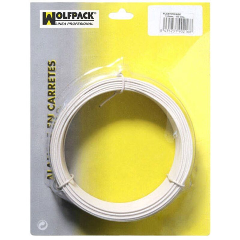 

Alambre plastificado 1,2 mm. blanco (rollo 50 metros)