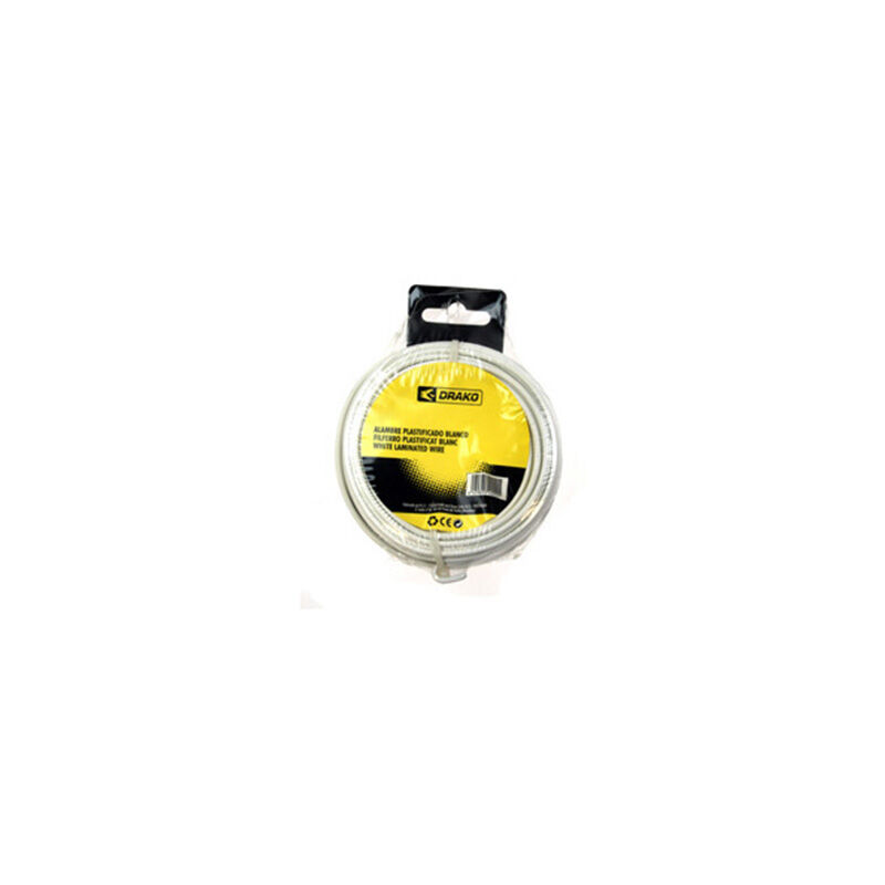 

Alambre Plastificado Rollo De 50 M Blanco