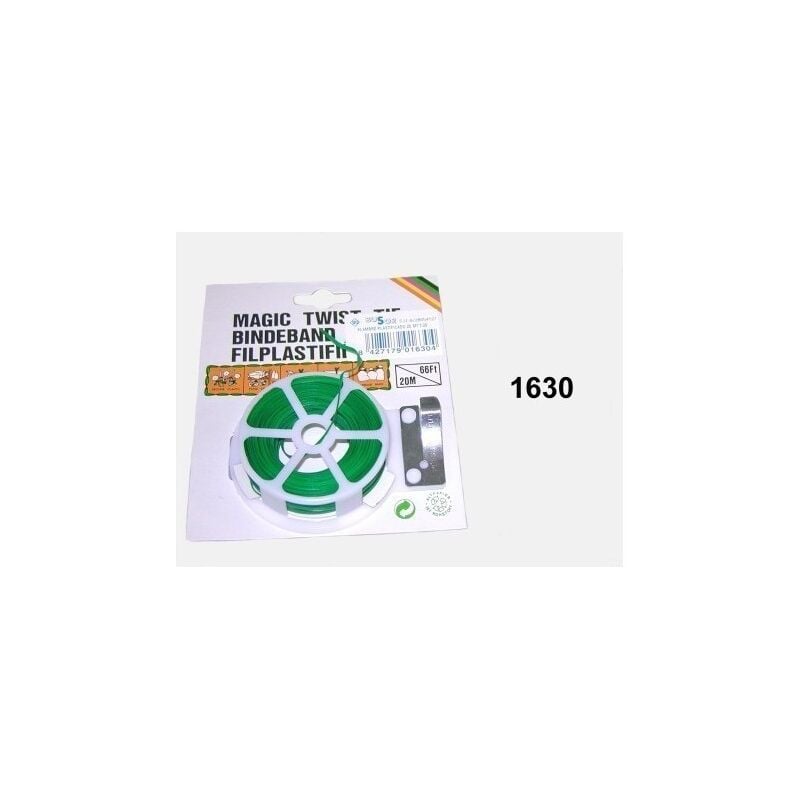 

Alambre Plast.Plano Verde Rollo 20M+Cortador 1630 Busor
